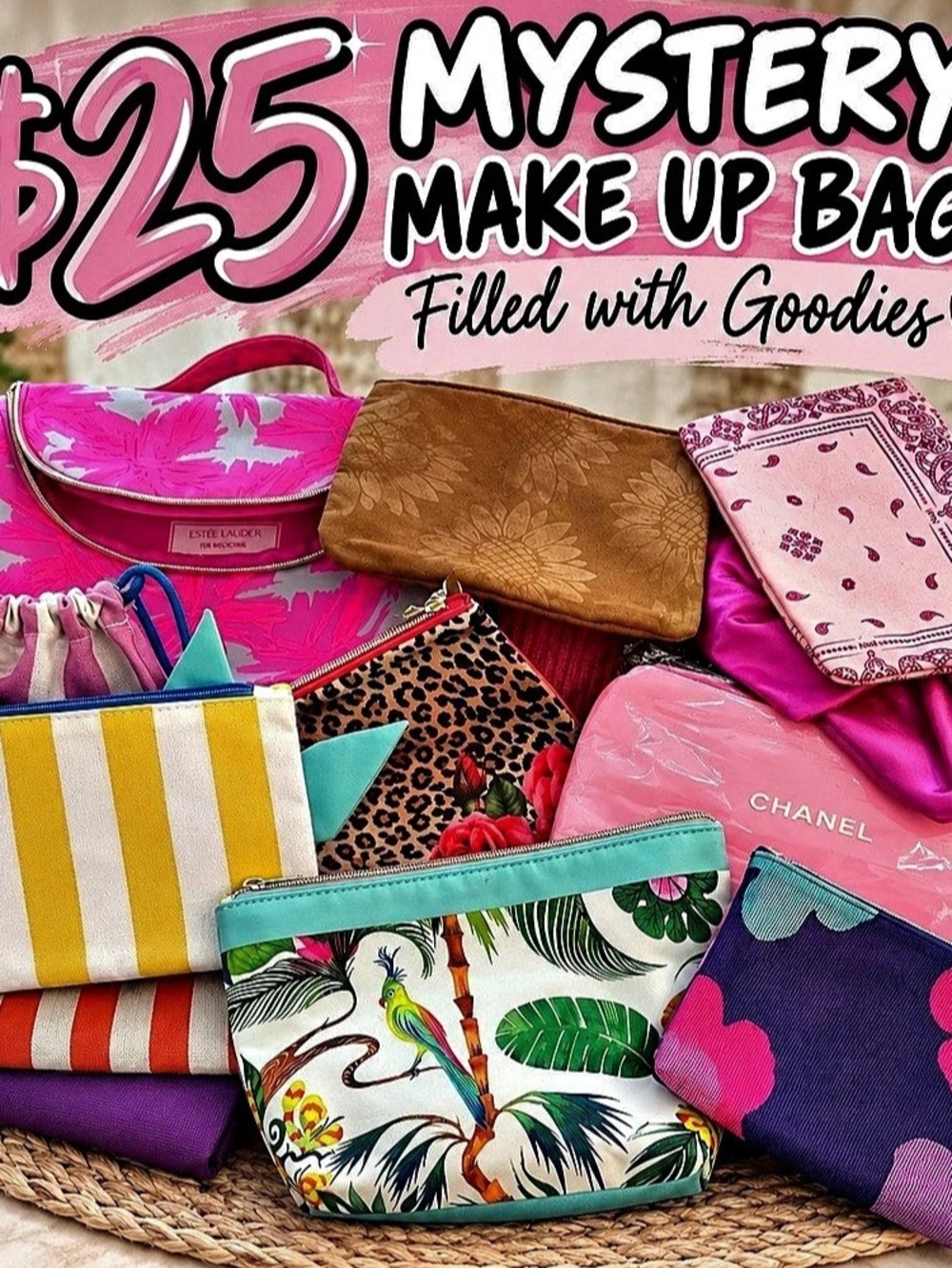 $25 Mystery Makeup Bag Bundle NWT